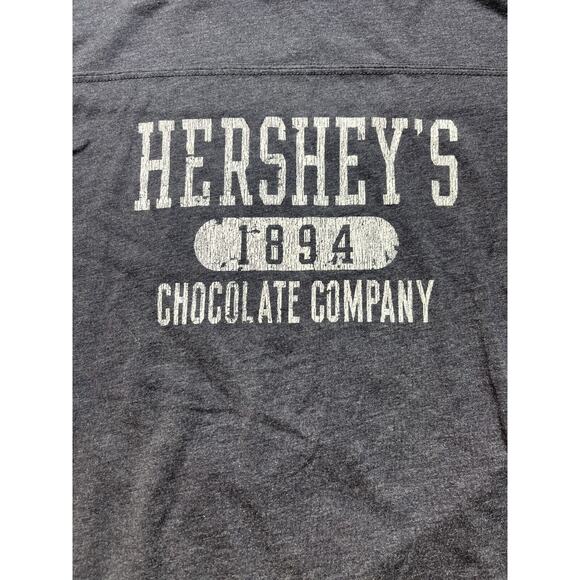 3-5 HERSHEY'S Kid's Top Dark Gray Size Youth Large - Picture 4 of 7